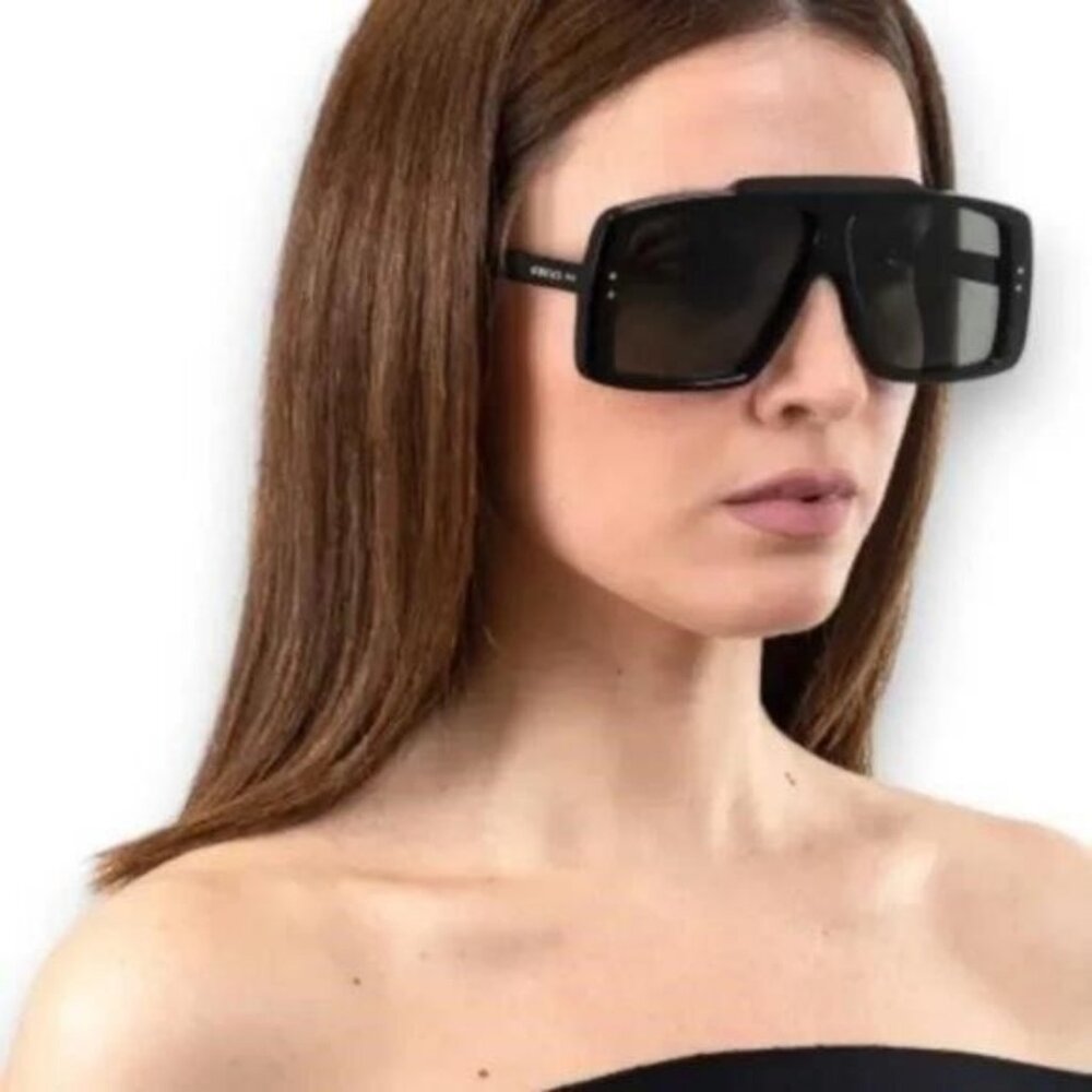 💯 - Authentic Gucci Grey Shield Unisex Sunglasses GG1369S 001 - Picture 8 of 11